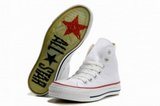 Converse匡威经典帆布 2011新款透明底白色高帮 情侣