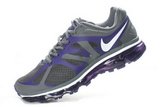 Nike耐克Air max跑鞋 2012全掌气撑紫色 男女