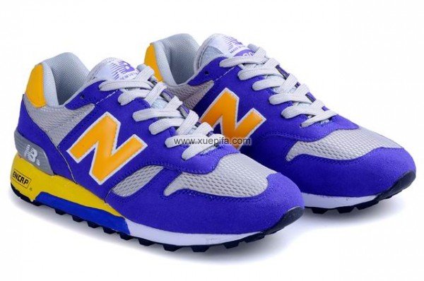 NewBalance新百伦1300跑步鞋 灰紫黄 情侣