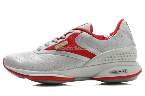 Reebok锐步easytone 2012新款919跑步鞋银红色 女