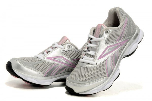 Reebok锐步runtone 2012新款8029跑步鞋灰粉红色 女