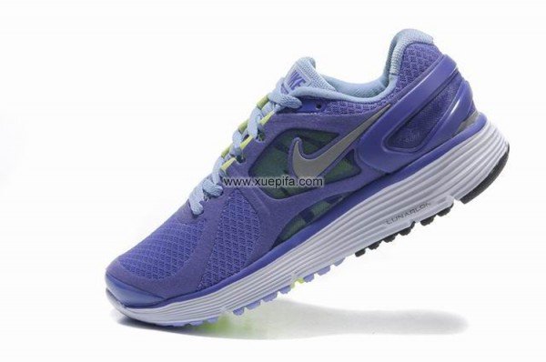 Nike耐克登月跑鞋 2012新款4.5代超轻透气减震紫色 女