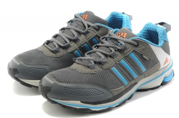 Adidas阿迪三叶草清风跑步鞋 2012新款SNOVA Riot 4 GTX灰月 男