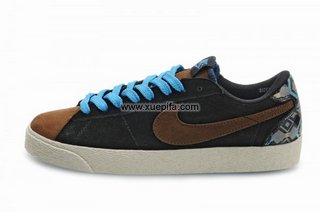 Nike耐克开拓者 2010新款blazer经典黑咖啡 男