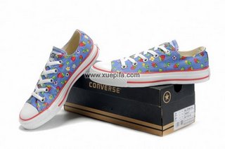 Converse匡威经典帆布 2010新款草莓蓝色 女