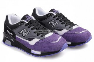 NewBalance新百伦1500跑步鞋 黑灰紫 情侣