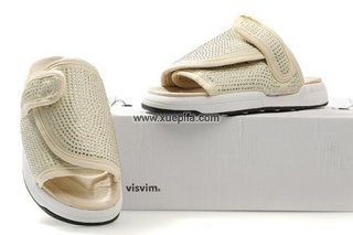 Visvim维维木陈冠希拖鞋 2011新款白钻石 情侣