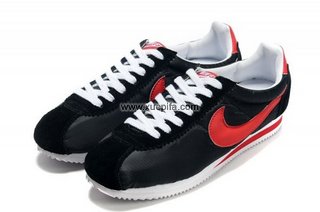 Nike耐克阿甘鞋 2011新款网布黑红 男