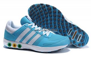 Adidas阿迪三叶草清风跑步鞋 2011新款陈冠希玉白 男