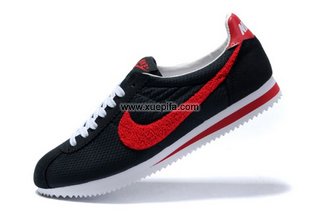 Nike耐克阿甘鞋 2011新款炫彩毛巾绣黑红 情侣