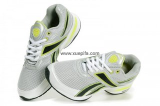 Reebok锐步easytone 2012新款1010跑步鞋白黑银光绿色 女