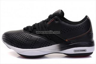 Reebok锐步easytone 2012新款1012跑步鞋黑桔红色 女