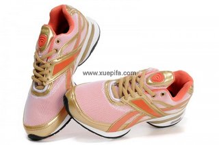 Reebok锐步easytone 2012新款1010跑步鞋桔红金色 女